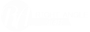 white Right Angle Glass
