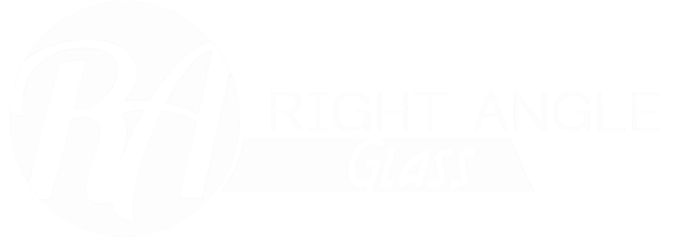 white Right Angle Glass